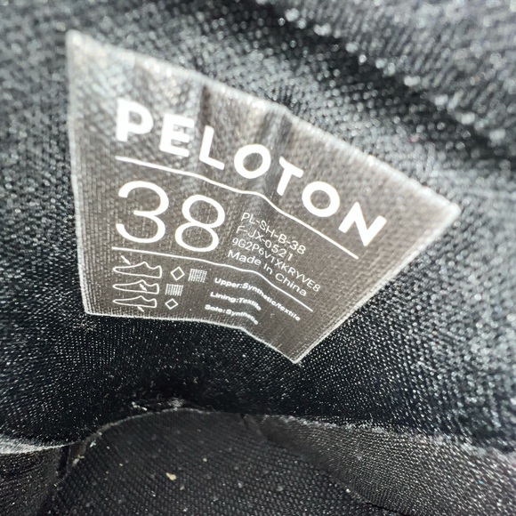 Peloton Black, White & Red Indoor Cycling Shoes EU 38 - Picture 8 of 11